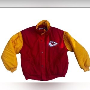 Vintage Kansas City Chiefs 90s GAME DAY Turbo Sportswear Jacket Size XL